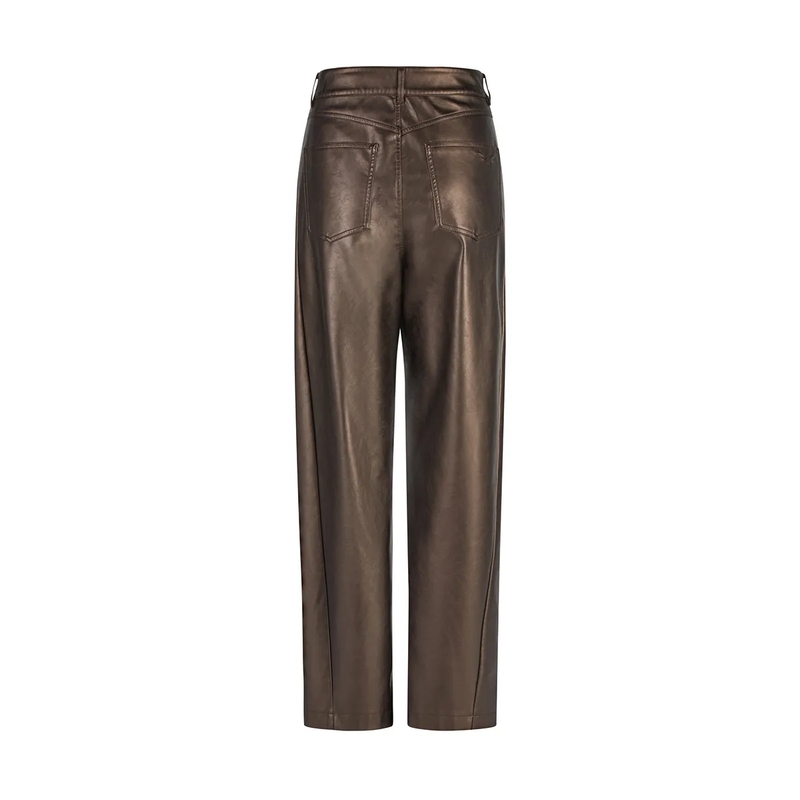 Marc Aurel Barrel-Jeans Barrel Fit Jeans- mit Logo- 5-Pocket Styling-  braun(Image 5)