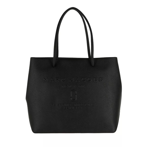 Marc Jacobs Logo Shopper East-West Tote Bag Black Fourre-tout