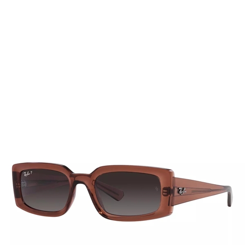 Ray-Ban 0RB4395 TRANSPARENT BROWN Zonnebril