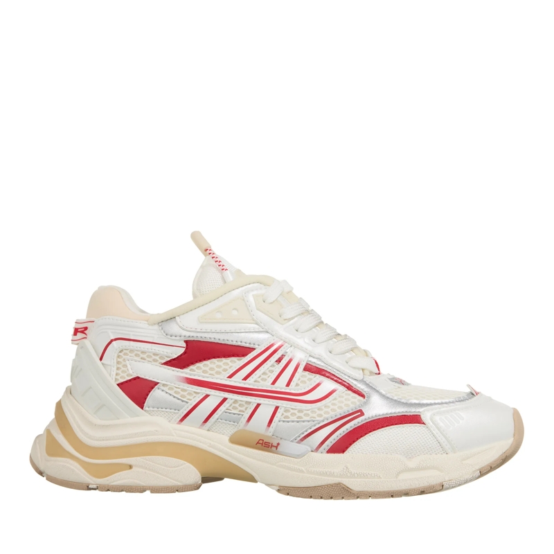 Ash Low-Top-Sneaker Race01 White/Silver/Aura