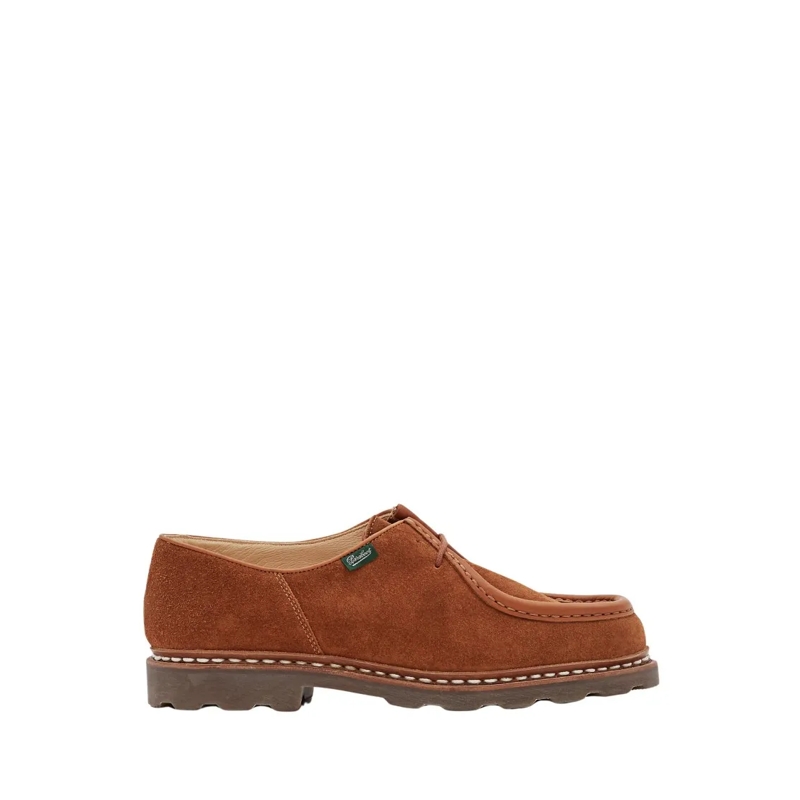 Paraboot Bootsschuhe Michael Suede Lace-Up Loafer Brown