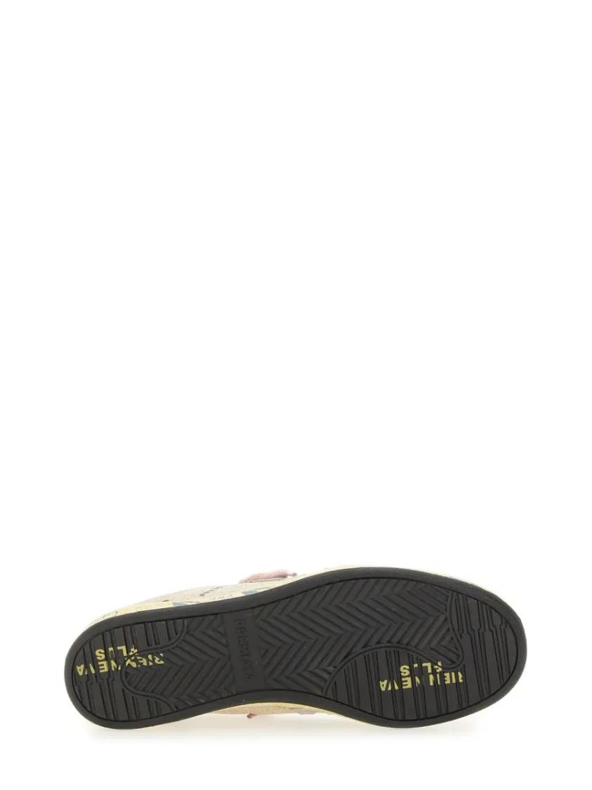 Thumbnail - Premiata Low-Top Sneaker - Low-Top Sneakers With Lamb And Calf Leather Accent - Gr. 37 (EU) - in Beige - für Damen