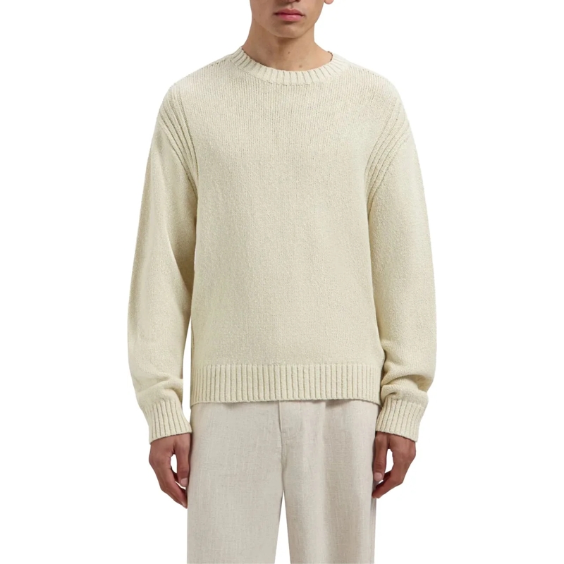 ØLÅF  Olaf Essential Knitted Crewneck Sweaters Off White weiß(Image 3)