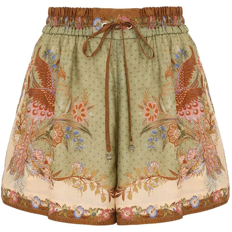 Zimmermann Shorts Shorts Kaki grün