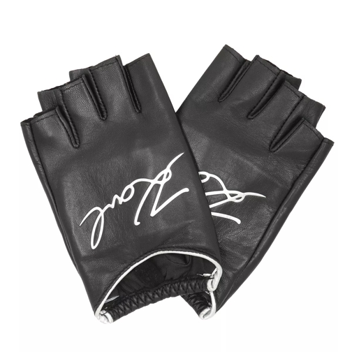 Karl Lagerfeld K/Signature Glove A987 Black/Silv Handschuh