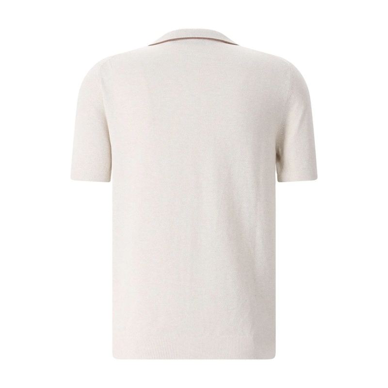 Gran Sasso  Poloshirt aus Baumwolle blau(Image 2)