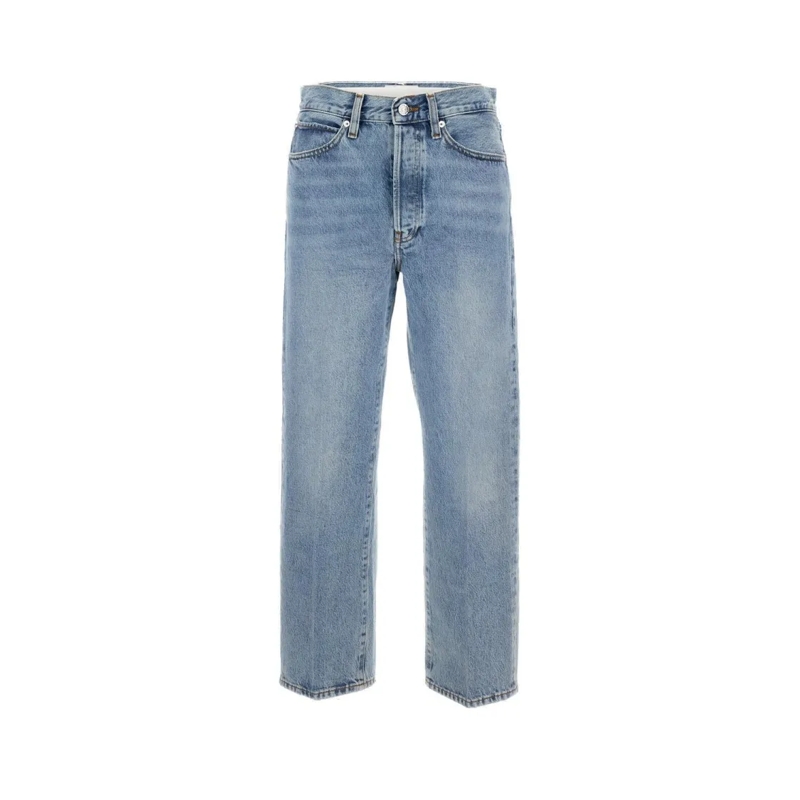 FRAME Jeans The Vertical Crop Jeans Blue
