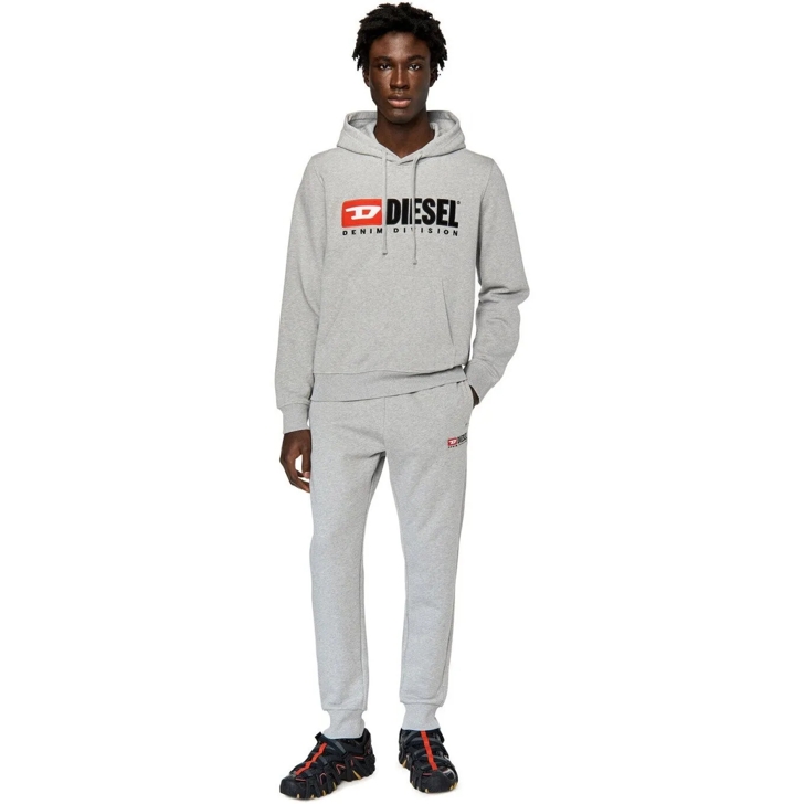 Diesel DIESEL S GINN HOOD L1 GRAUES HOODIE grau Truien