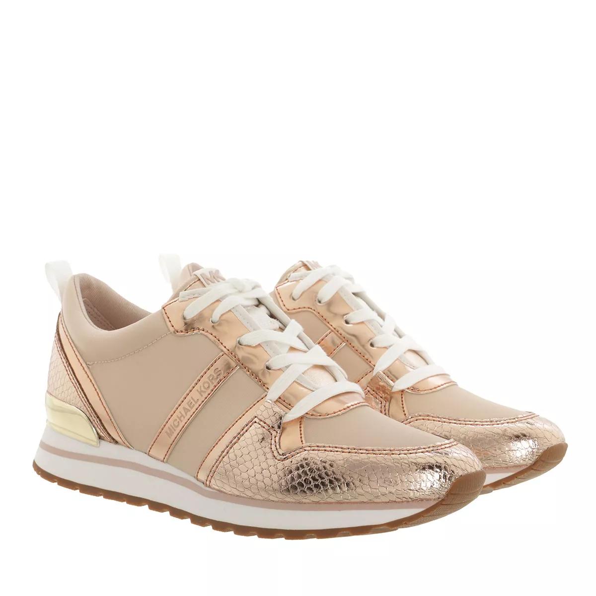 Rose gold michael kors on sale trainers