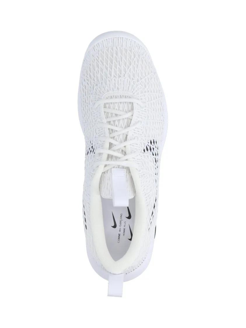 Thumbnail - Comme des Garcons Low-Top Sneaker - Low-Profile White Sneakers With Subtle Textured Up - Gr. 6 - in Weiß - für Damen