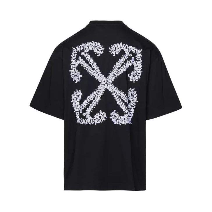 Off White Black Tattoo Arrow T Shirt Black