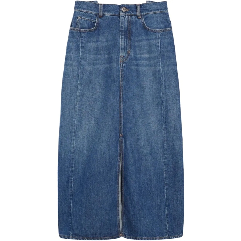 Max Mara Midirock Skirts Blue blau