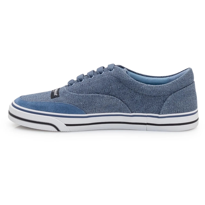 Dolce&Gabbana Low-Top-Sneaker Sneaker Bassa in Tessuto con Lacci blau(Image 4)