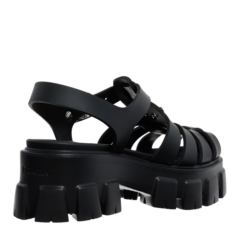 Prada Sandalen 55mm Sandale Soft Project Nero(Image 3)