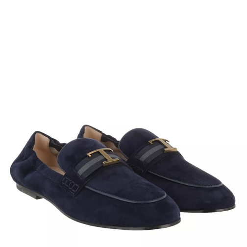 Tod's Loafers Soft Suede Darkblue Loafer