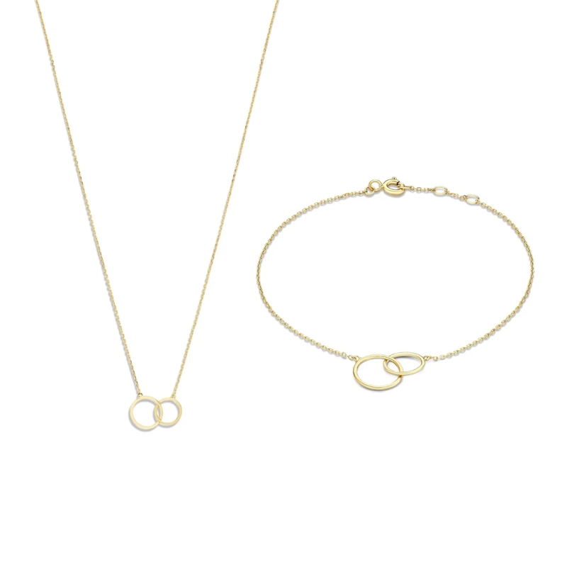 Isabel Bernard Bracelet Cadeau d'Isabel 585 Gold Geschenkset Gold