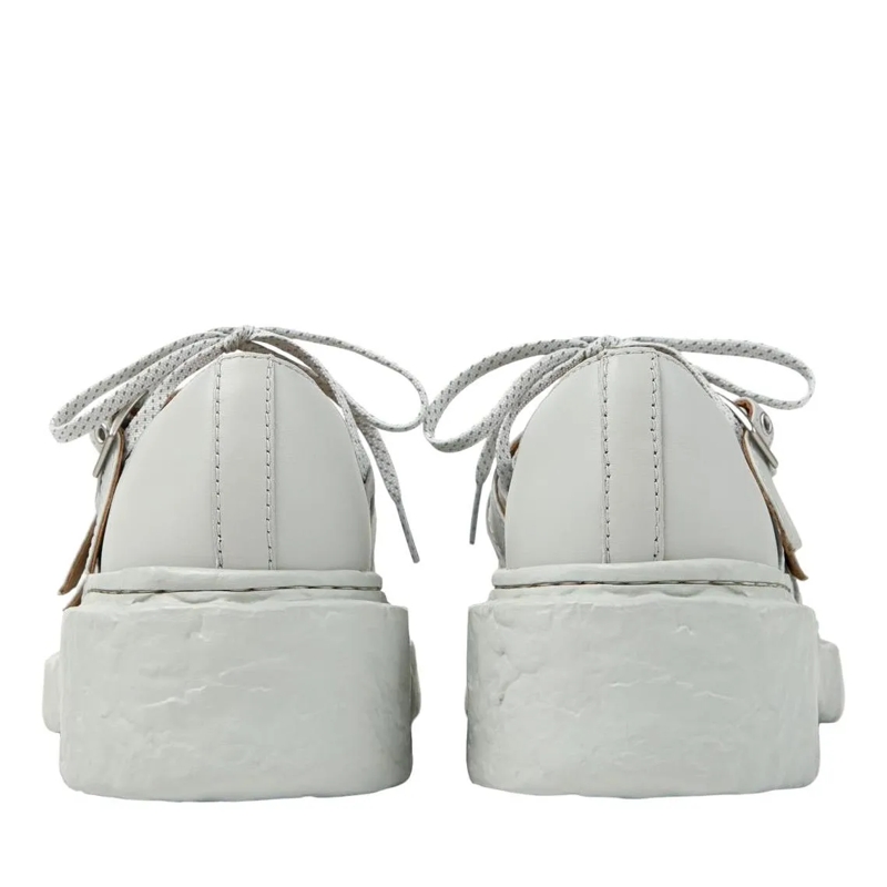 Camperlab Schnürschuhe Mokassins Vamonos hell-grau(Image 3)