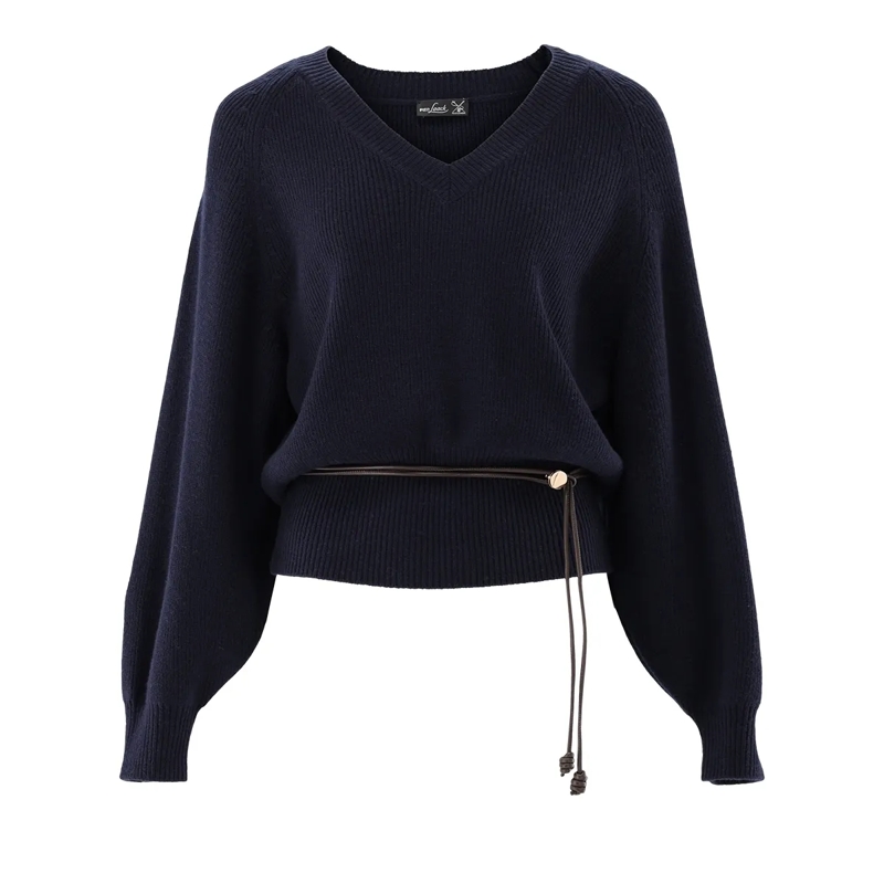 VAN LAACK  Pullover Uni dunkel-blau