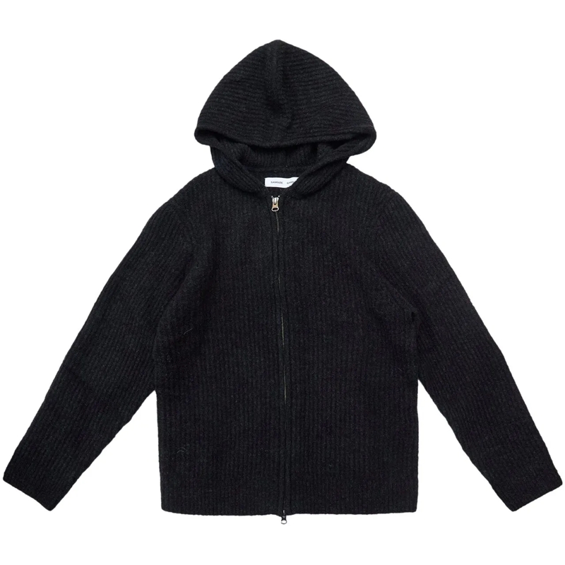 Samsøe Samsøe  Felpa Con Cappuccio Knit Sakoji Nera schwarz