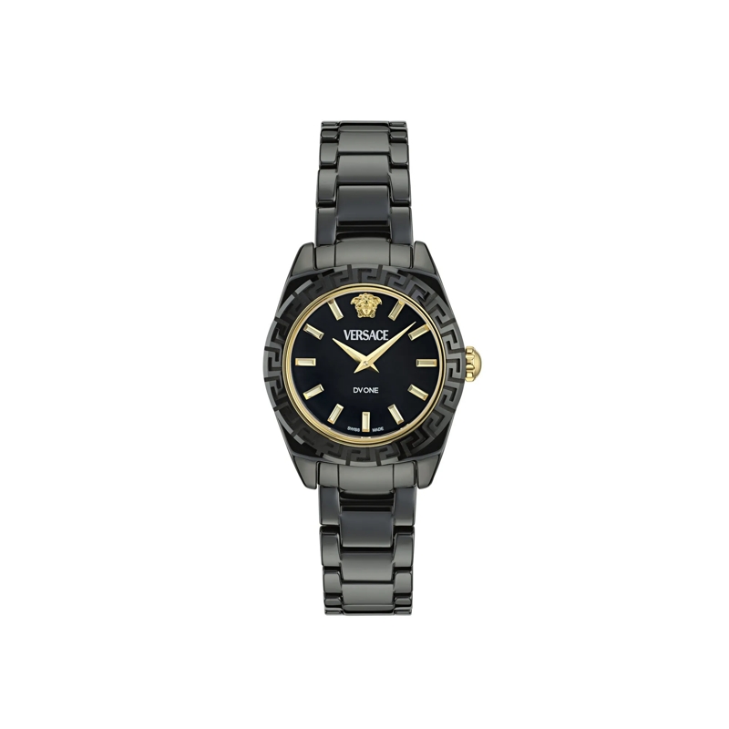 Versace Quarzuhr Quarz Analog Uhr Dv One Mini schwarz