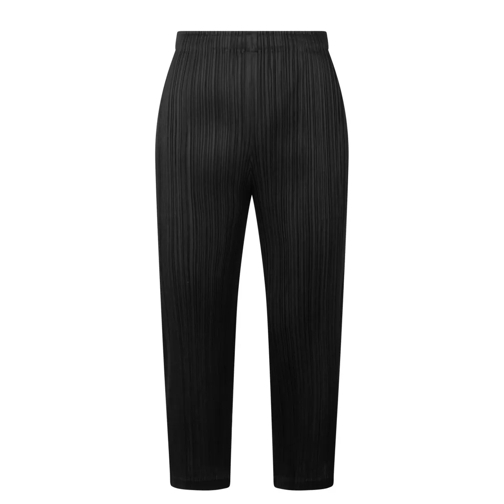 ISSEY MIYAKE PLEATS PLEASE  Compleat Trousers Black