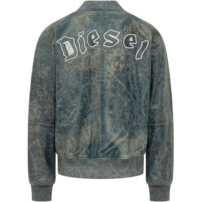 Diesel Blouson aviateur Giacca L-cobb Effetto Vissuto blau(Image 2)