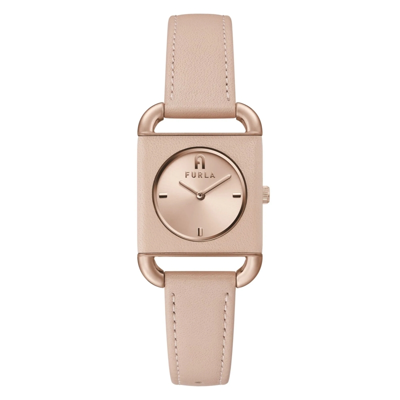 Furla Quarzuhr Quarz-Analoguhr Furla Arco Square pink