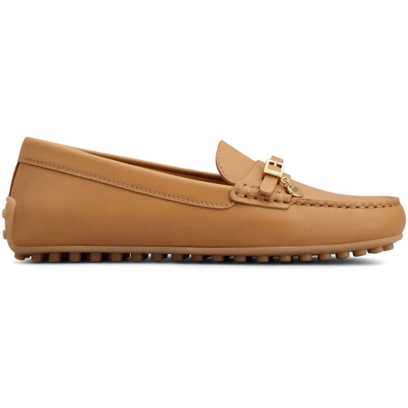Tod's Loafer Flat Shoes Camel beige