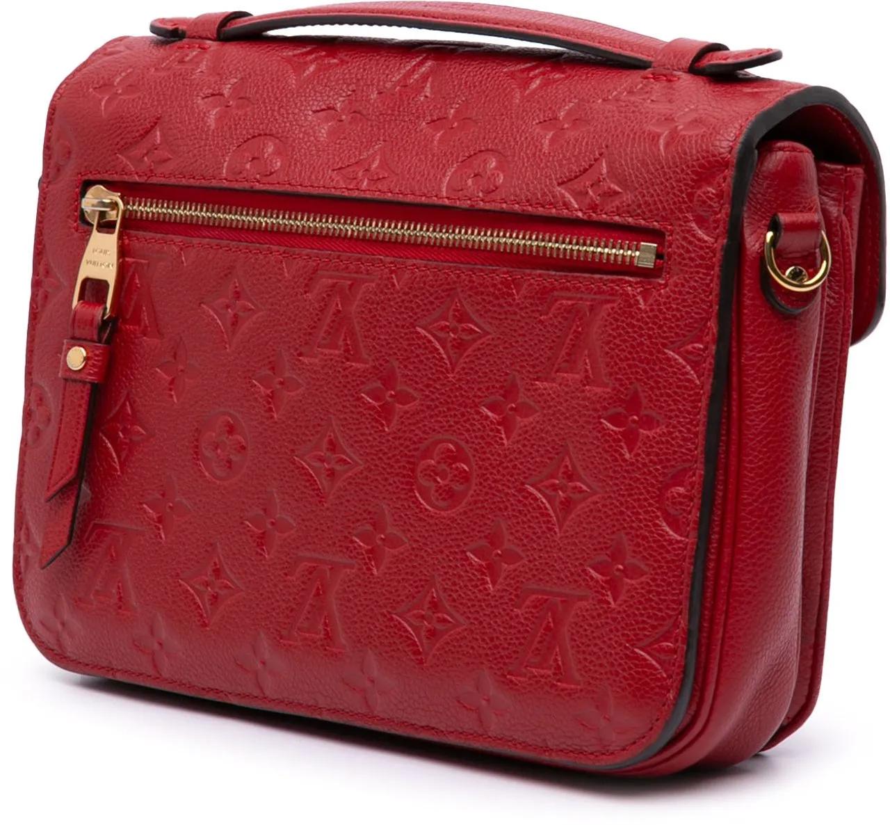 Thumbnail - Louis Vuitton Hobo Bags - 2018 Monogram Empreinte Pochette Metis - Gr. unisize - in Rot - für Damen