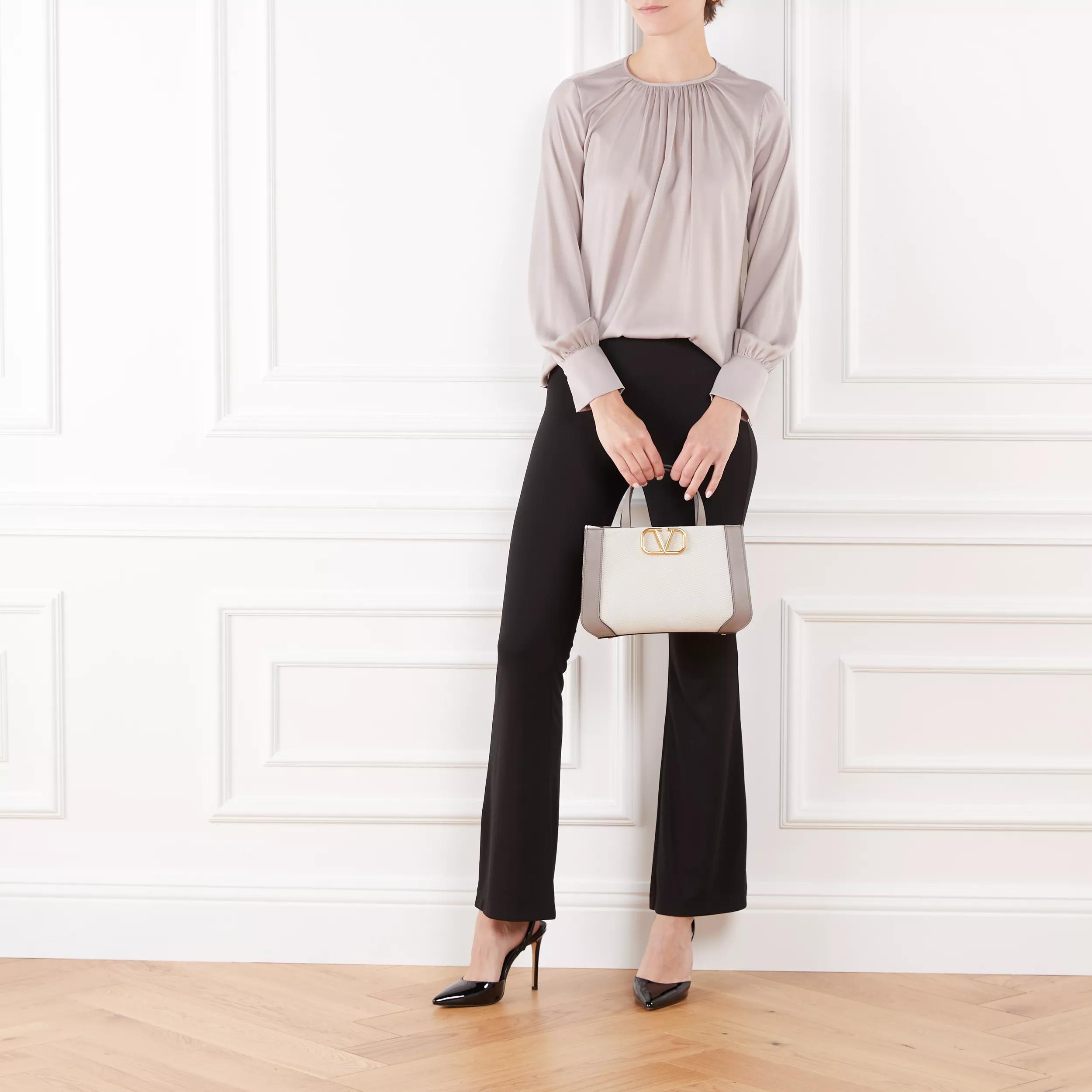 Valentino Garavani Totes & shoppers Small Tote V Logo Signature Canvas in crème