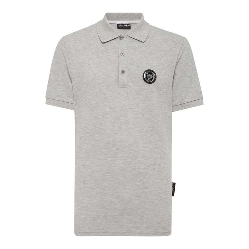 Plein Sport Top Poloshirt Thunder Tiger grau