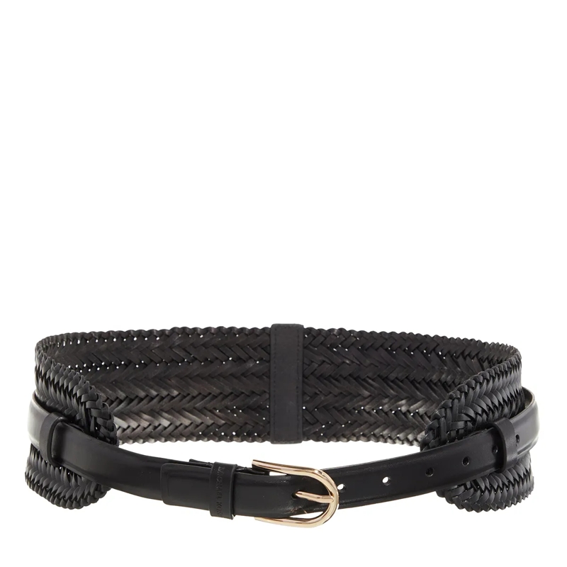 MICHAEL Michael Kors Taillengürtel 85Mm Braided Waist Belt Set Black(Image 5)