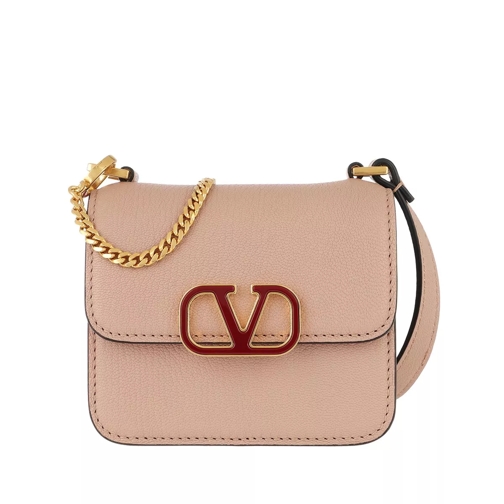 Valentino Garavani Mini Shoulder Bag Leather Rose Crossbody Bag