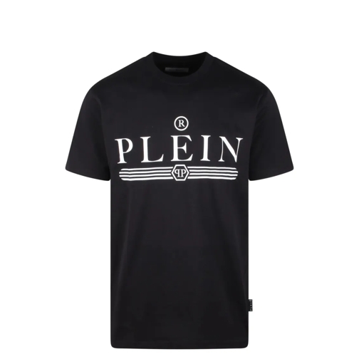 Philipp Plein Round Neck Ss Logo T-Shirt Black T-shirts