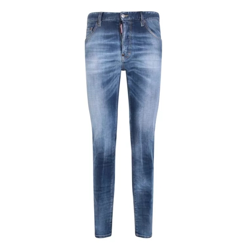 Dsquared2 Blue Cotton Slim Jeans Blue Jeans slim fit