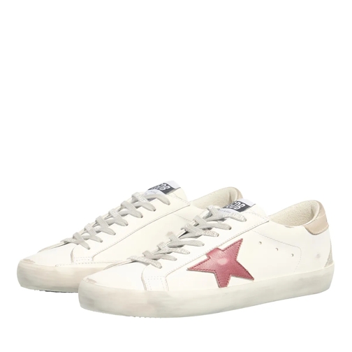 Golden Goose Super Star Leather dunkelrot låg sneaker