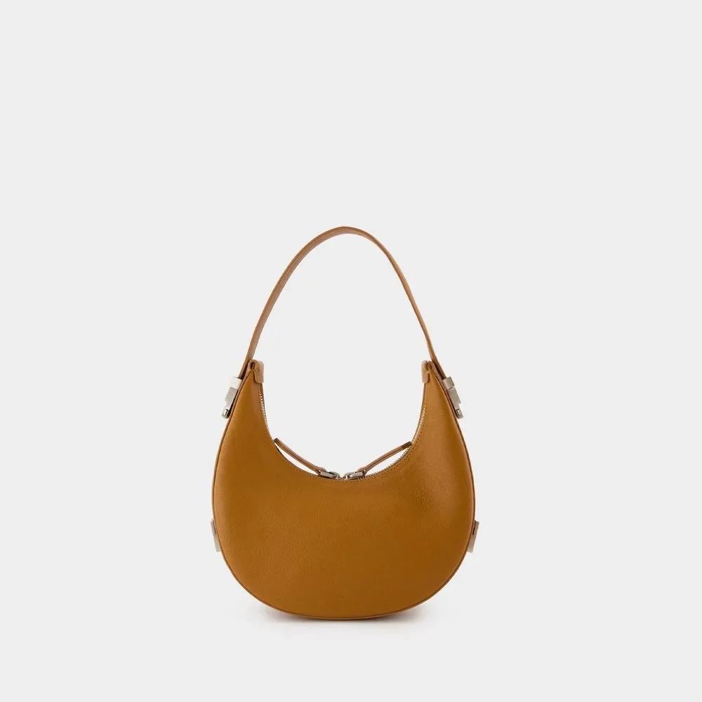 Osoi Hobo bags Toni Mini Bag Leather Brown in bruin