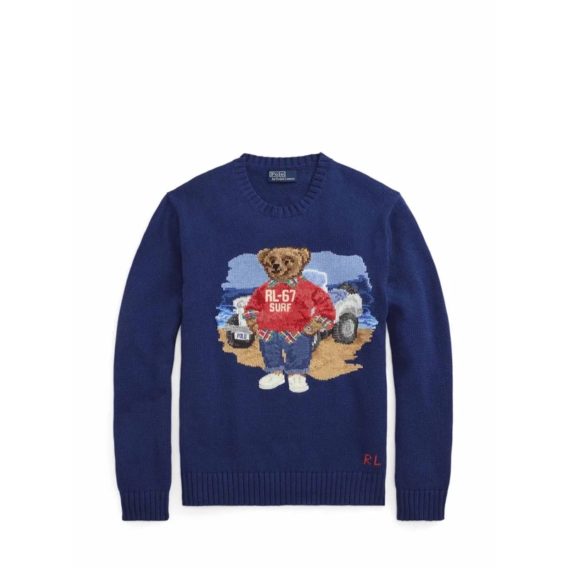 Polo Ralph Lauren Trui LSCNSURFBEAR-LONG SLEEVE-PULLOVER mehrfarbig