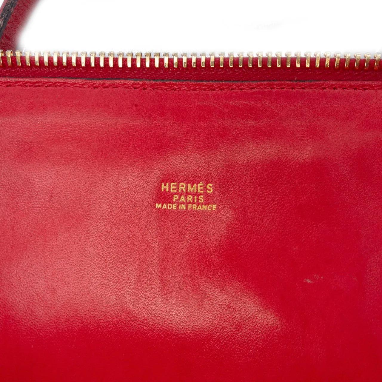 Thumbnail - Hermès Hobo Bags - Clemence Bolide 31 - Gr. unisize - in Rot - für Damen