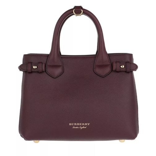 Burberry Banner S House Check Tote Burgundy Tote