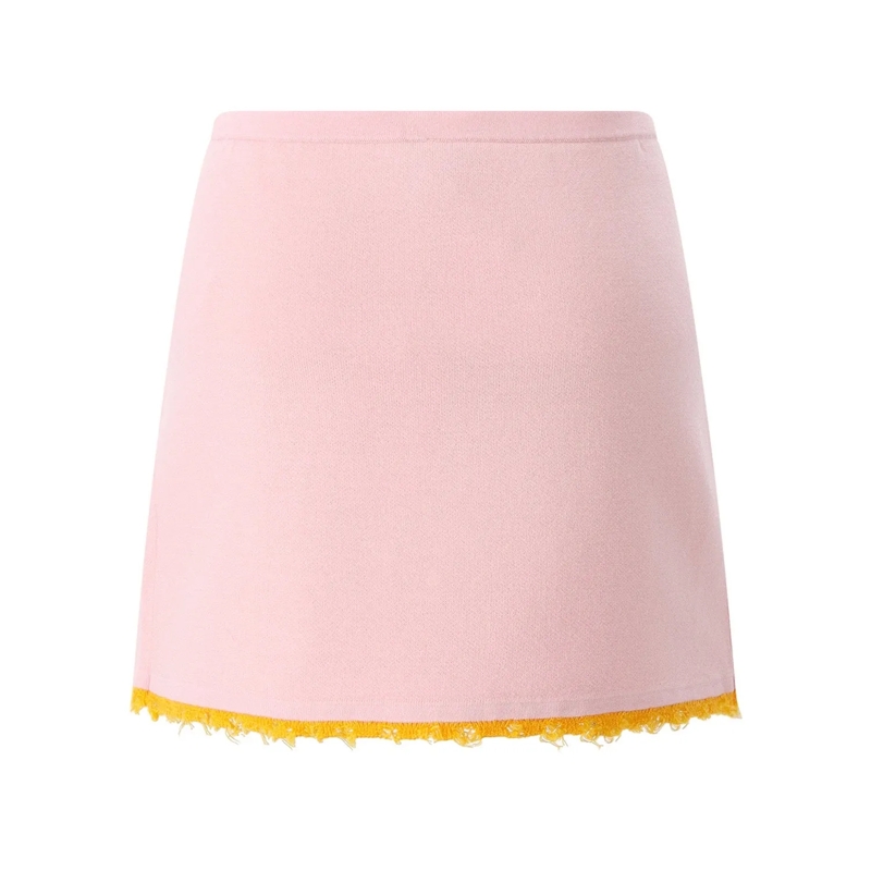 Casablanca Minirock Minirock aus Wollmix pink(Image 3)