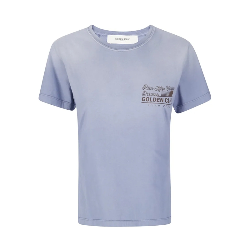 Golden Goose T-shirt Journey W's Slim Long T-Shirt Blue