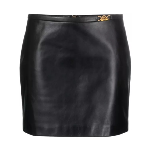 Versace  Black Medusa Mini Skirt Black