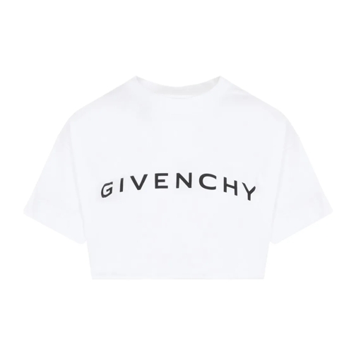 Givenchy Cropped T-Shirt White Magliette