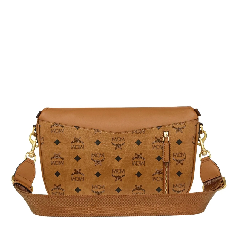 MCM Crossbody Bag Diamond Vi Lthr Mix Crossbody Sml Co Cognac(Image 6)