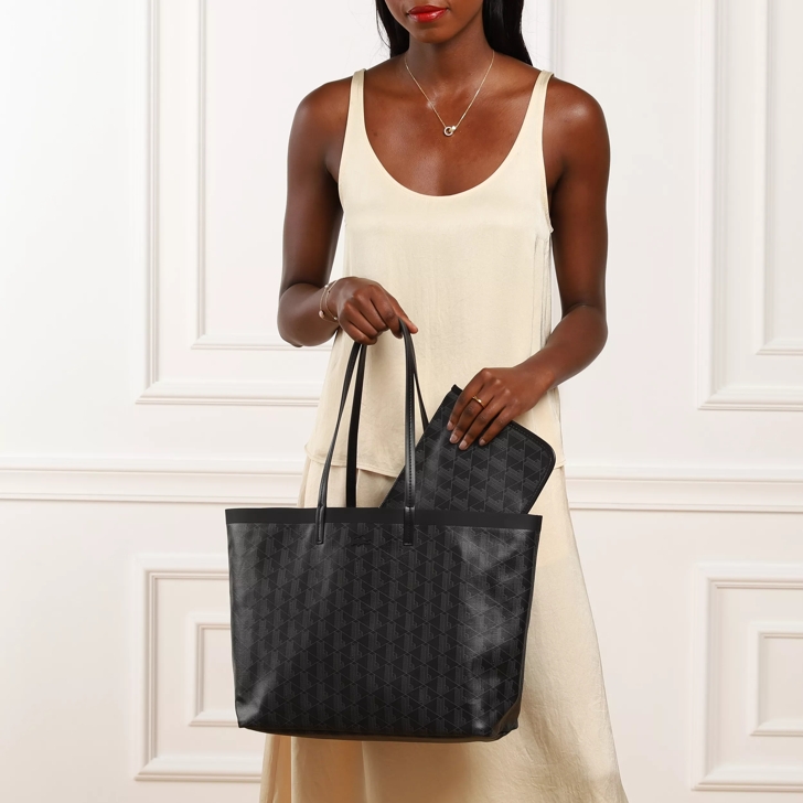 Lacoste Shopping Bag Monogram Noir Gris