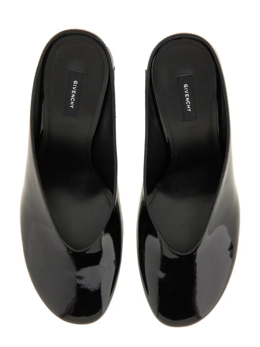 Thumbnail - Givenchy Hohe Schuhe - "Sculpted" Leather Pumps - Gr. 38 (EU) - in Schwarz - für Damen