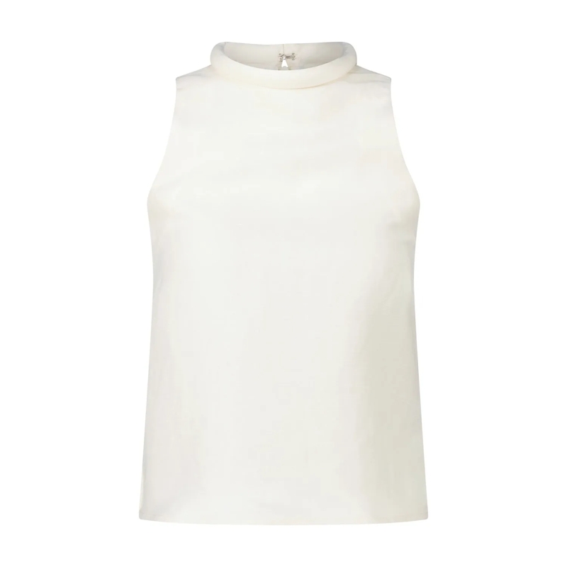 LouLou Top Top Niron aus Leinen-Mix Creme