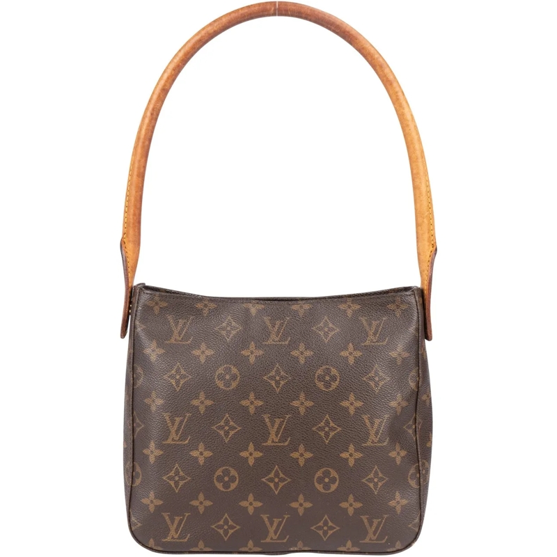 Louis Vuitton Tote Louis Vuitton Canvas Monogram Looping MM Handbag braun