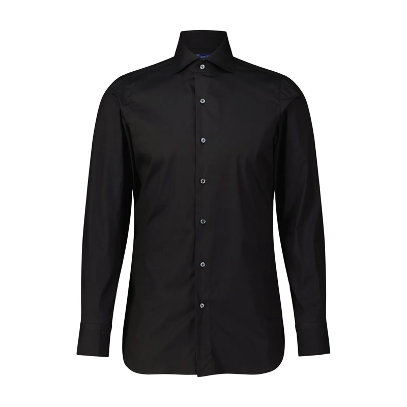 Finamore Overhemd Slim-Fit Hemd Napoli-Eduardo weiß